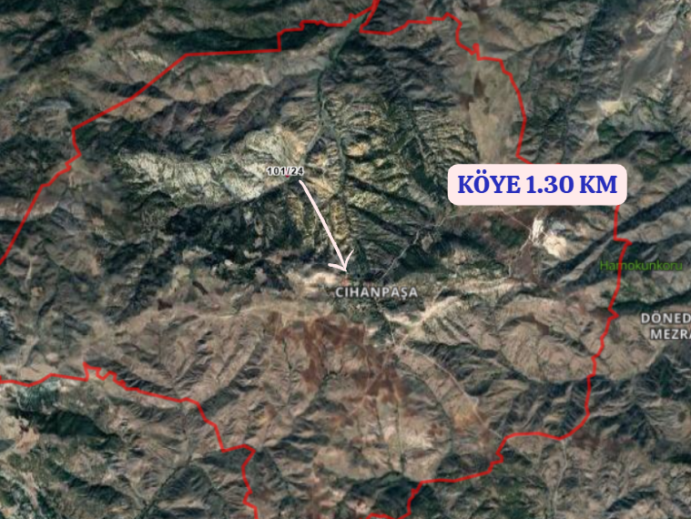 YOZGAT MERKEZ CİHANPAŞA KÖYÜNDE 1.033 M² TARLA SATILIKTIR. - YOZGAT MERKEZ fotoğraf 4
