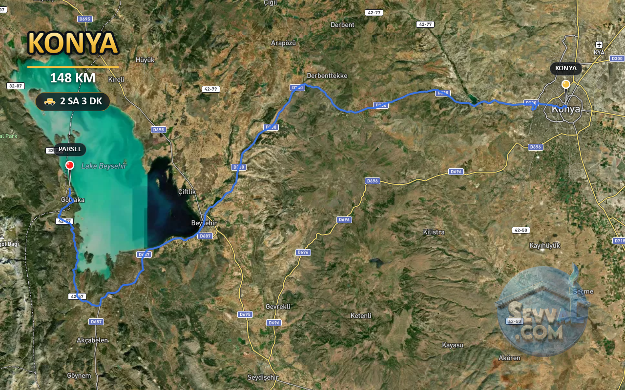KONYA BEYŞEHİR GÖLYAKA 856 m² SATILIK ARSA - KONYA BEYŞEHİR fotoğraf 4