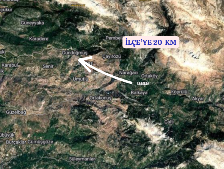 ANTALYA GÜNDOĞMUŞ  BALKAYA  KÖYÜNDE 178 M² BAHÇE SATILIKTIR - ANTALYA GÜNDOĞMUŞ fotoğraf 5
