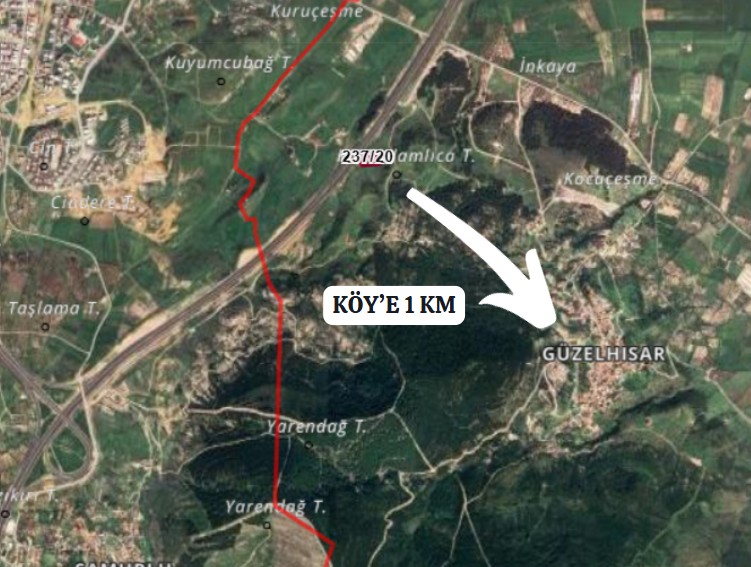 İZMİR ALİAĞA GÜZELHİSAR KÖYÜ’NDE TARLA’NIN 447 M² ‘Sİ SATILIKTIR - İZMİR ALİAĞA fotoğraf 4