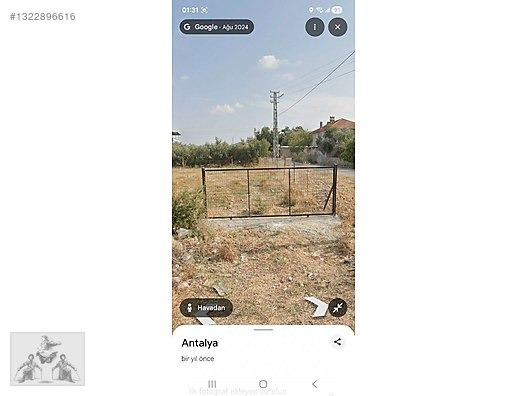 SATILIK DÖŞEMALTI KOVANLIK,TA KÖŞE PARSEL İMARLIDIR SORUNSUZ - ANTALYA DÖŞEMEALTI fotoğraf 2