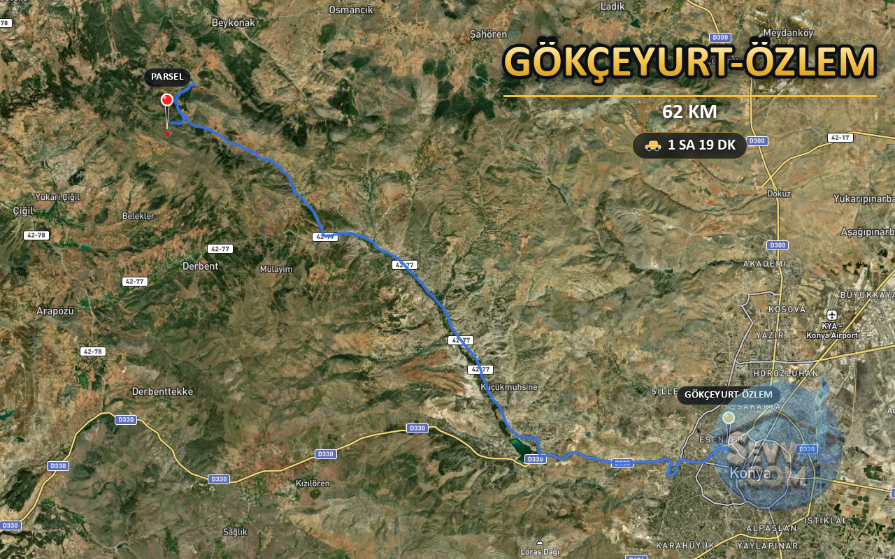 KONYA ILGIN GÖKÇEYURT-ÖZLEM 10.623 m² SATILIK ARSA - KONYA ILGIN fotoğraf 6