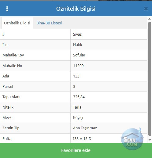 SİVAS HAFİK SOFULAR DA 325 M² TARLAMIZ SATILIKTIR - SİVAS HAFİK fotoğraf 2