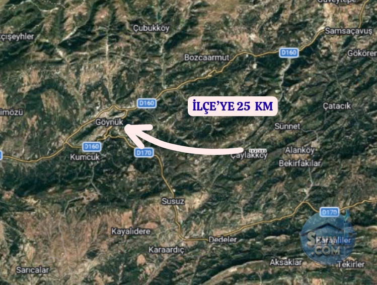 BOLU GÖYNÜK ÇAYLAK KÖYÜNDE 768 M² TARLA SATILIKTIR - Bolu Göynük fotoğraf 4