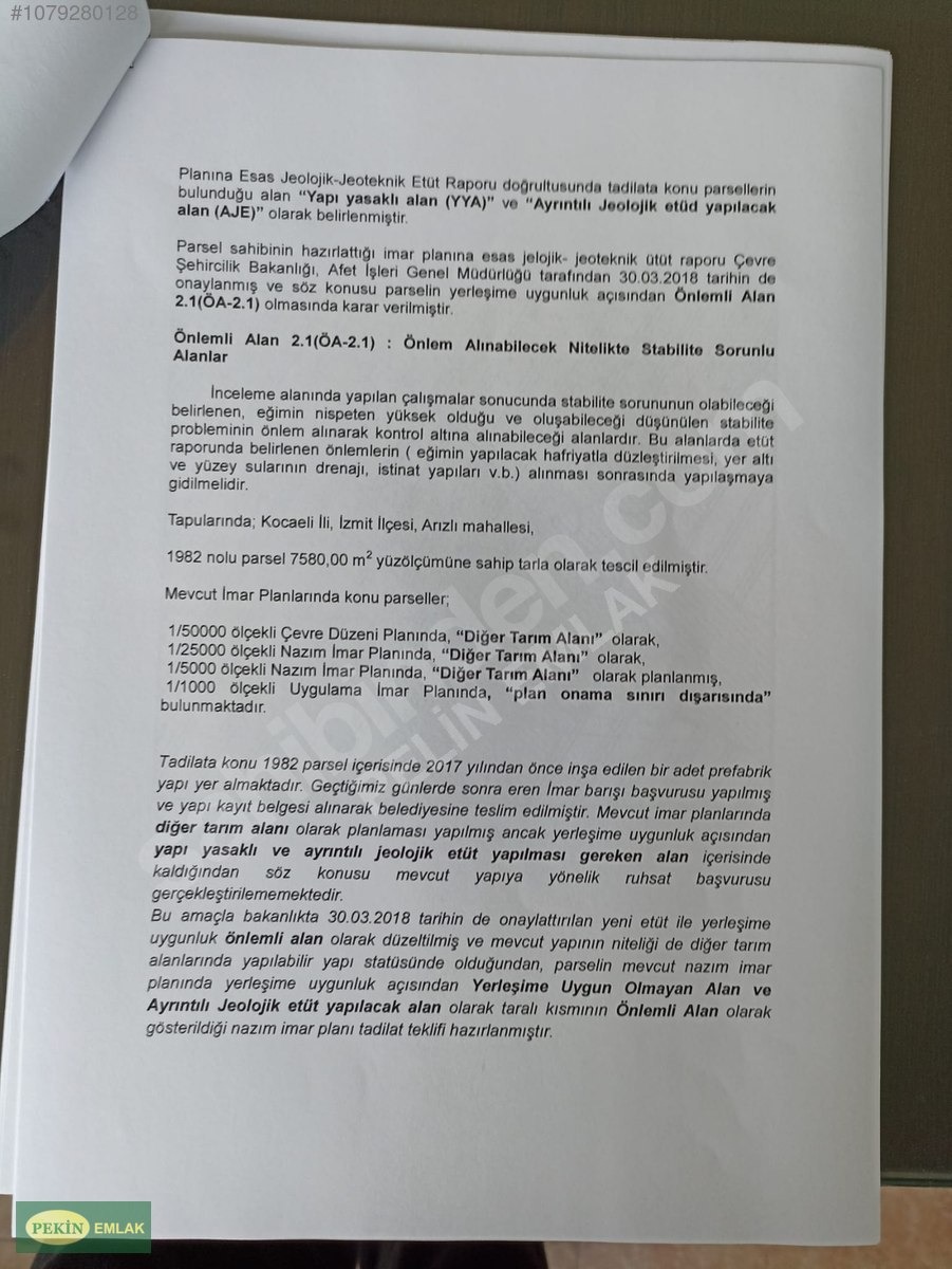 PEKİN EMLAKTAN İZMİT TE SATILIK ARAZİ - KOCAELİ İZMİT fotoğraf 34
