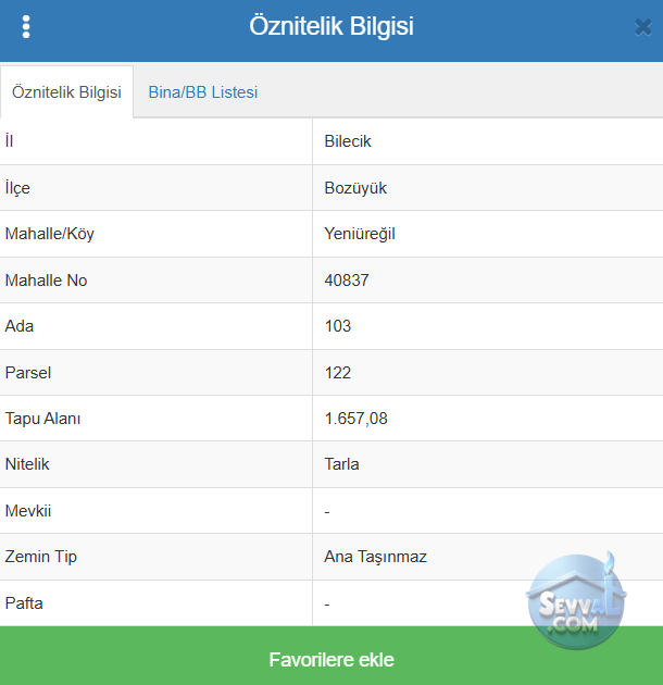BİLECİK BOZÜYÜK YENİÜREĞİL  KÖYÜNDE  1.657 M² TARLA  SATILIKTIR - BİLECİK BOZÜYÜK fotoğraf 8