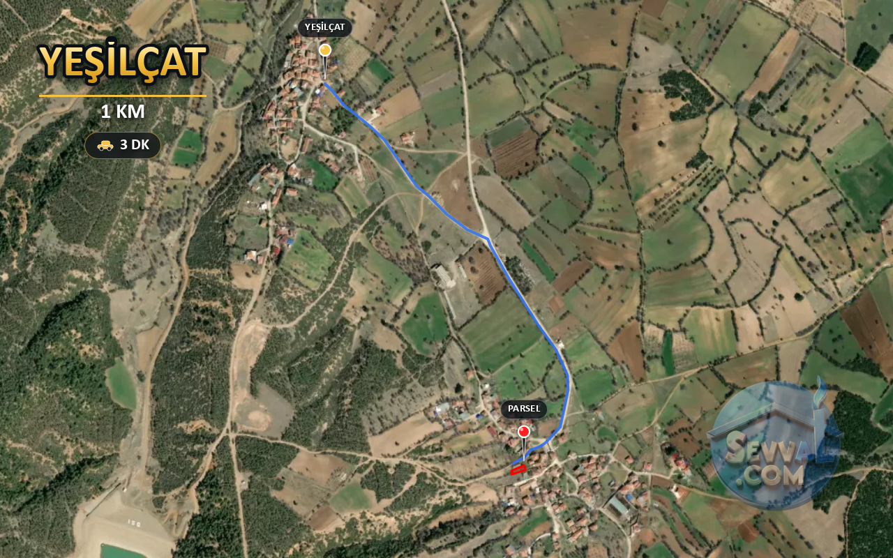 AFYONKARAHİSAR DİNAR YEŞİLÇAT 246 m² SATILIK ARSA - AFYONKARAHİSAR DİNAR fotoğraf 6