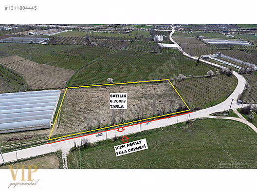 VİP GAYRİMENKUL'den ASFALT YOLA CEPHELİ 6.700m² TARLA - ANTALYA ELMALI fotoğraf 5