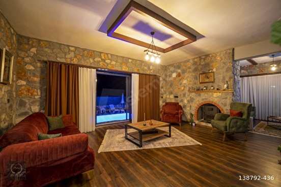Fethiye 500m2 Arsa İçerisinde Müstakil Doğa İçinde Taş Villa - MUĞLA FETHİYE fotoğraf 6