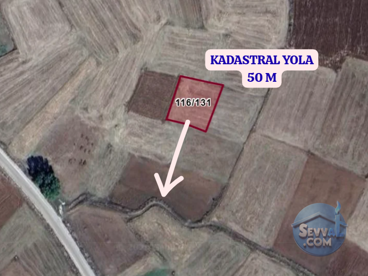 KÜTAHYA ÇAVDARHİSAR GÖKAĞAÇ  KÖYÜNDE  1.013 M²  TARLA SATILIKTIR - KÜTAHYA ÇAVDARHİSAR fotoğraf 3