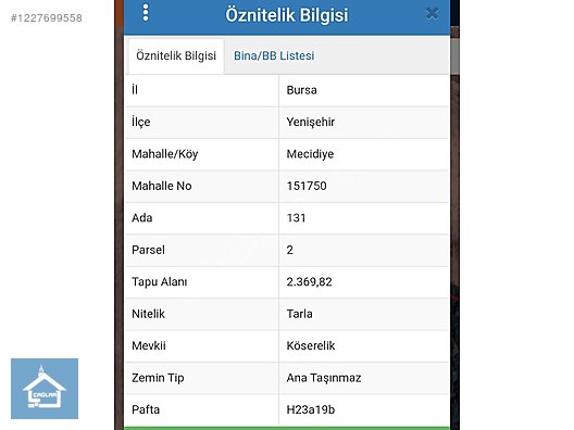 ÇAĞLAR'DAN MECİDİYE MH. DE 2370m2 RESMİ YOLU OLAN TARLA - BURSA YENİŞEHİR fotoğraf 5