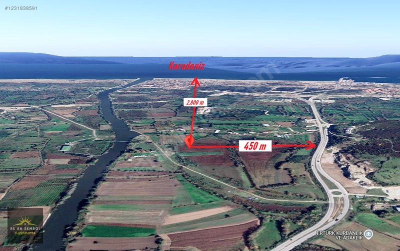 KARASU KUZULUK MAHALLESİNDE SATILIK 7.170 M2 TARLA - SAKARYA KARASU fotoğraf 16