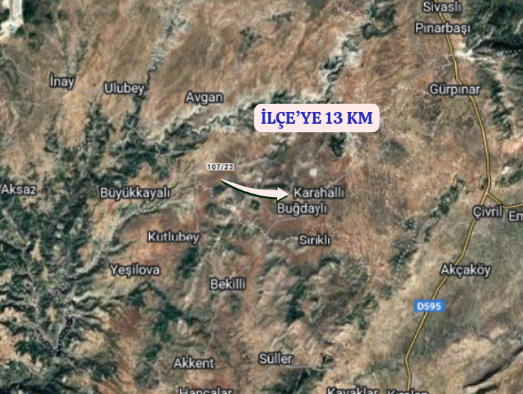 UŞAK KARAHALLI BEKİ KÖYÜNDE  1.601 M² TARLA  SATILIKTIR  - UŞAK KARAHALLI fotoğraf 5