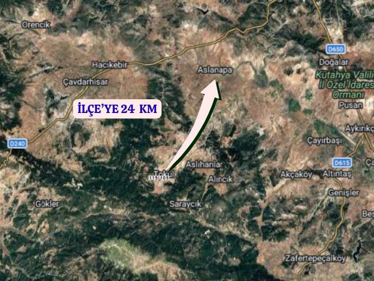 KÜTAHYA ASLANAPA TOKUL  KÖYÜNDE  4.951  M²  TARLA  SATILIKTIR - KÜTAHYA ASLANAPA fotoğraf 5