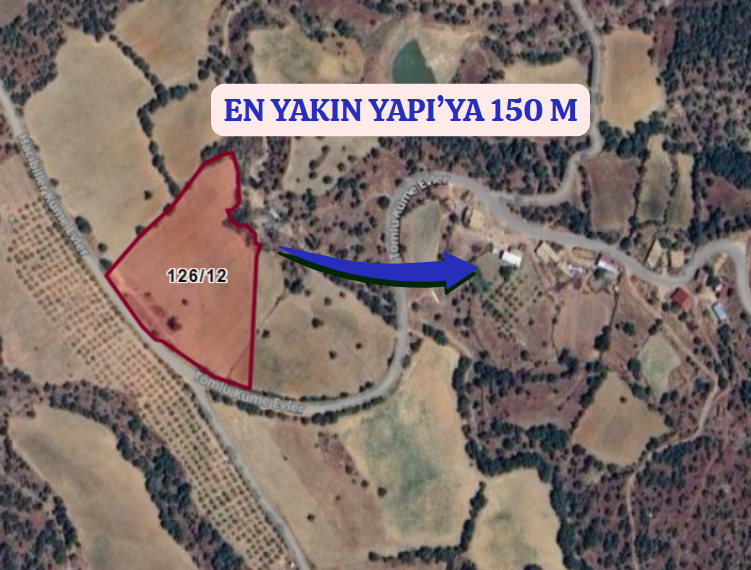 UŞAK EŞME OYMALI KÖYÜNDE 10.100 M² TARLASATILIKTIR - UŞAK EŞME fotoğraf 4