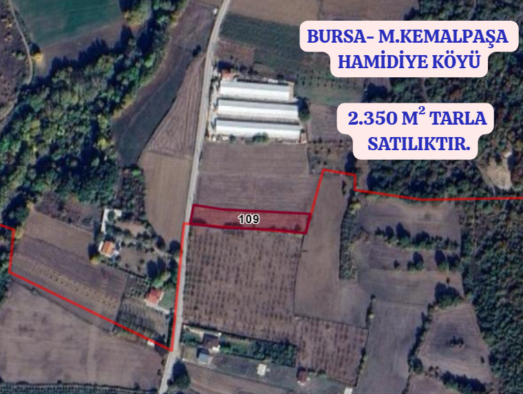 BURSA M.KEMALPAŞA HAMİDİYE 2.350 M² TARLA SATILIKTIR. - BURSA MUSTAFAKEMALPAŞA fotoğraf 2