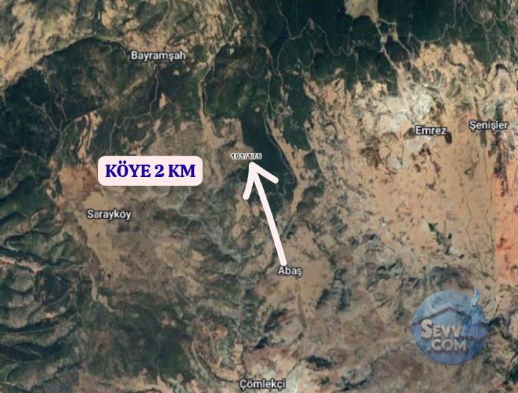 KÜTAHYA ASLANAPA EMREZ VE ABAŞ   KÖYÜNDE  1.248,1.457 VE 934 M² TOPLAM 3 TARLA   - KÜTAHYA ASLANAPA fotoğraf 7