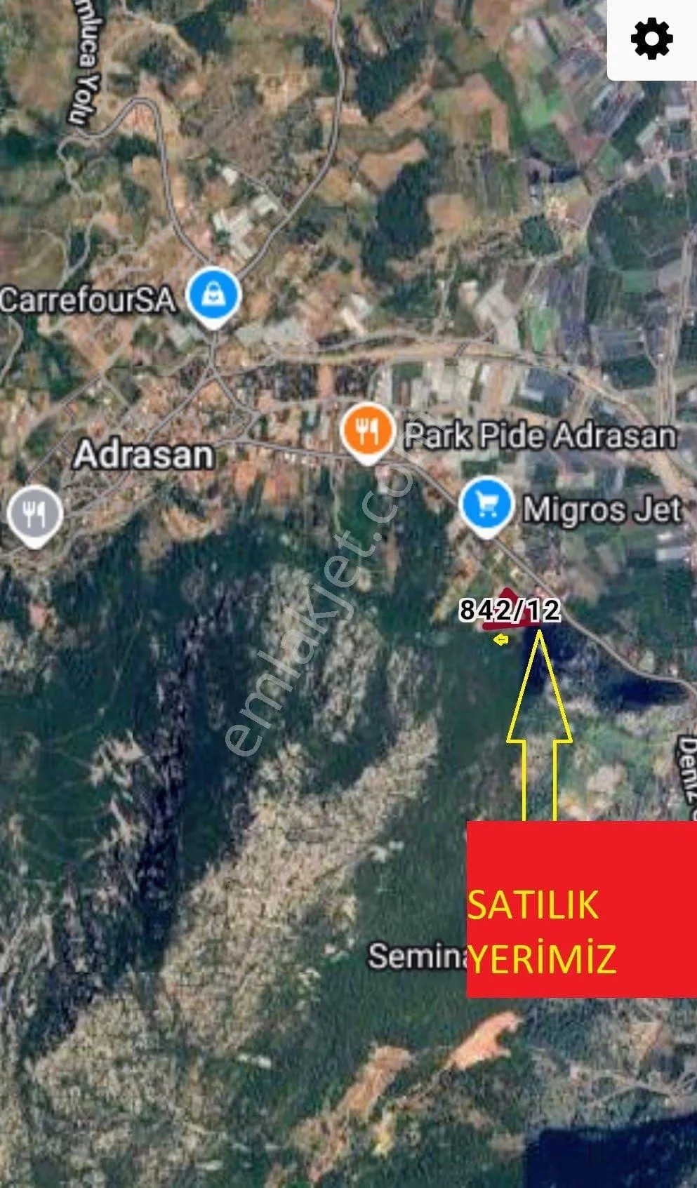 Kumluca Adrasanda Satılık Arsa-tarla( Dönüm Fiyatı) - ANTALYA KUMLUCA fotoğraf 24