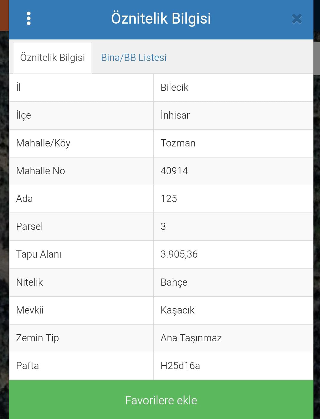 BİLECİK İNHİSAR TOZMAN 3.905 m² BAHÇEMİZ SATILIKTIR. - BİLECİK İNHİSAR fotoğraf 3