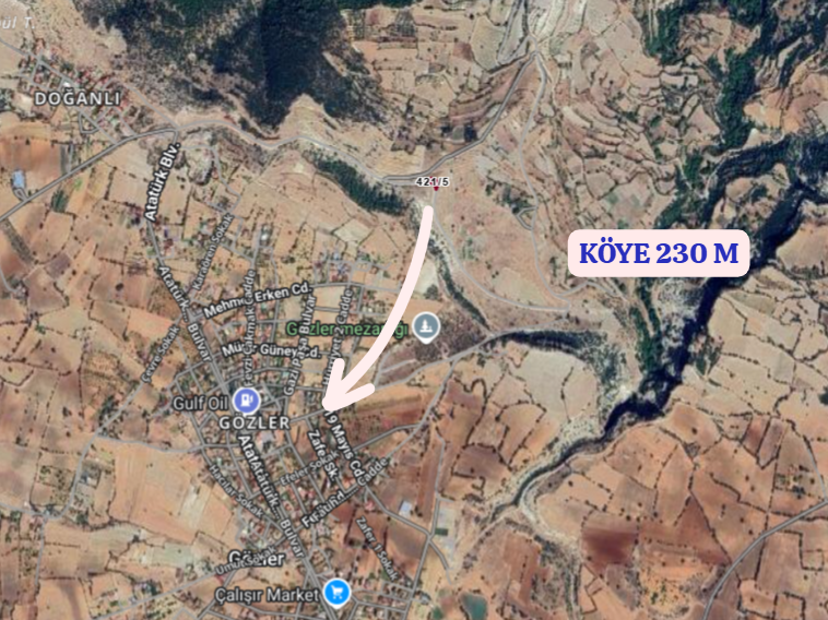 DENİZLİ PAMUKKALE GÖZLER  KÖYÜNDE   330  M²  ARSA SATILIKTIR - DENİZLİ PAMUKKALE fotoğraf 5