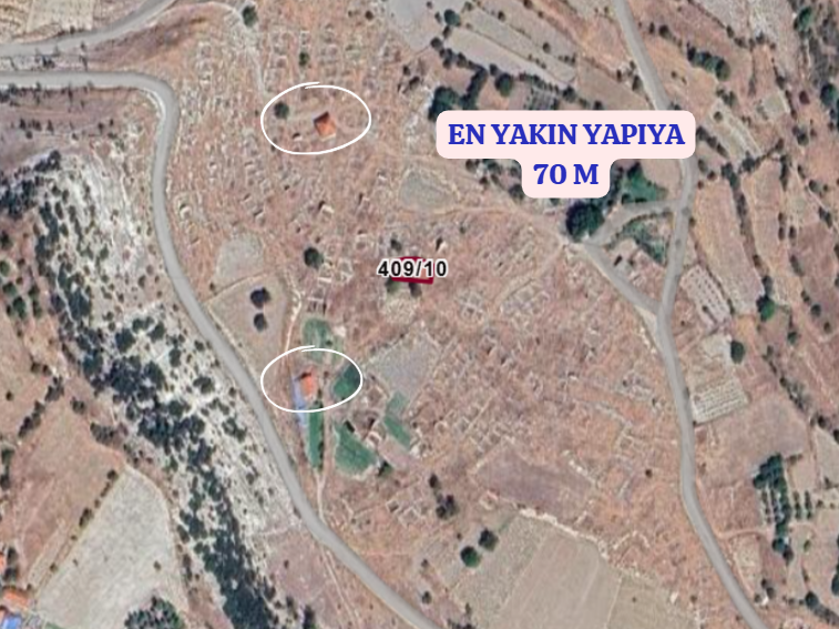 DENİZLİ PAMUKKALE GÖZLER  KÖYÜNDE 285 M² ARSA SATILIKTIR - DENİZLİ PAMUKKALE fotoğraf 4