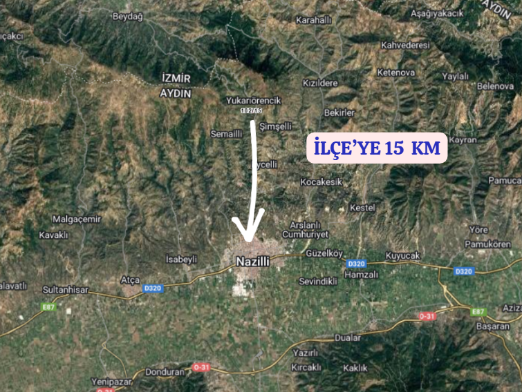 AYDIN NAZİLLİ AŞAĞIÖRENCİK   KÖYÜNDE 2.818  M² BAHÇE  SATILIKTIR - AYDIN NAZİLLİ fotoğraf 6