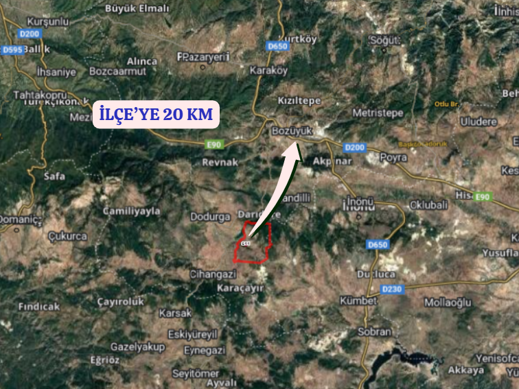 BİLECİK BOZÜYÜK ÇOKÇAPINAR  KÖYÜNDE 9.200 M² TARLA  SATILIKTIR - BİLECİK BOZÜYÜK fotoğraf 5