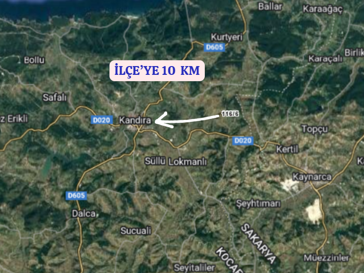 KOCAELİ KANDIRA NEFSİYADEŞ   KÖYÜNDE 495  M²  TARLA  SATILIKTIR - KOCAELİ KANDIRA fotoğraf 5