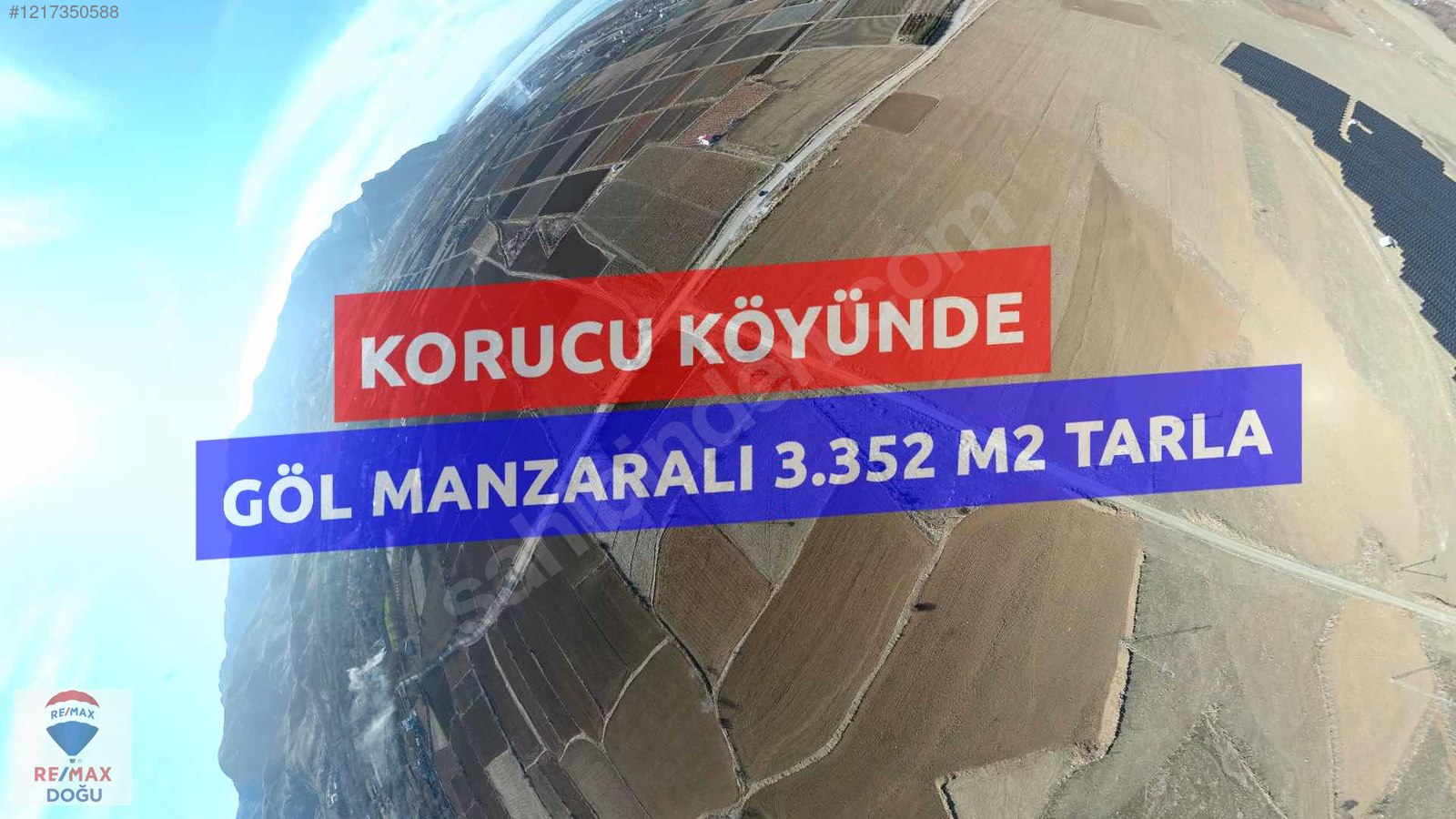 REMAX DOĞUDAN KORUCU KÖYÜNDE SATILIK GÖL MANZARALI TARLA - ELAZIĞ MERKEZ fotoğraf 2