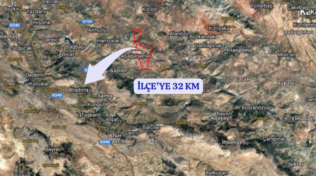 KONYA HADİM YUKARIEŞENLER KÖYÜ'NDE 653 M² TARLAMIZ SATILIKTIR - KONYA HADİM fotoğraf 20