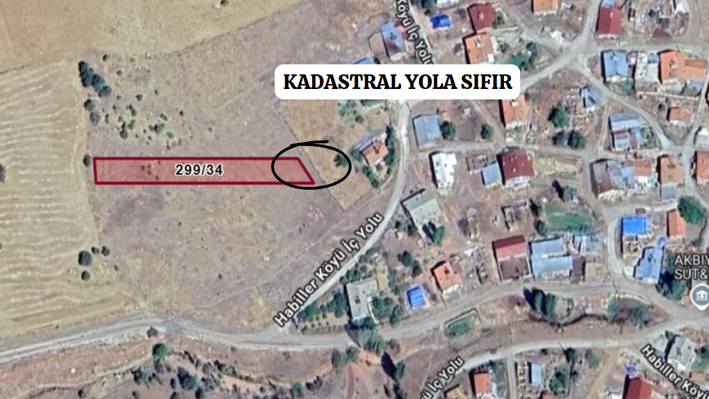 KONYA GÜNEYSINIR HABİLLER KÖYÜNDE 1.271 M² TARLA SATILIKTIR. - KONYA GÜNEYSINIR fotoğraf 6