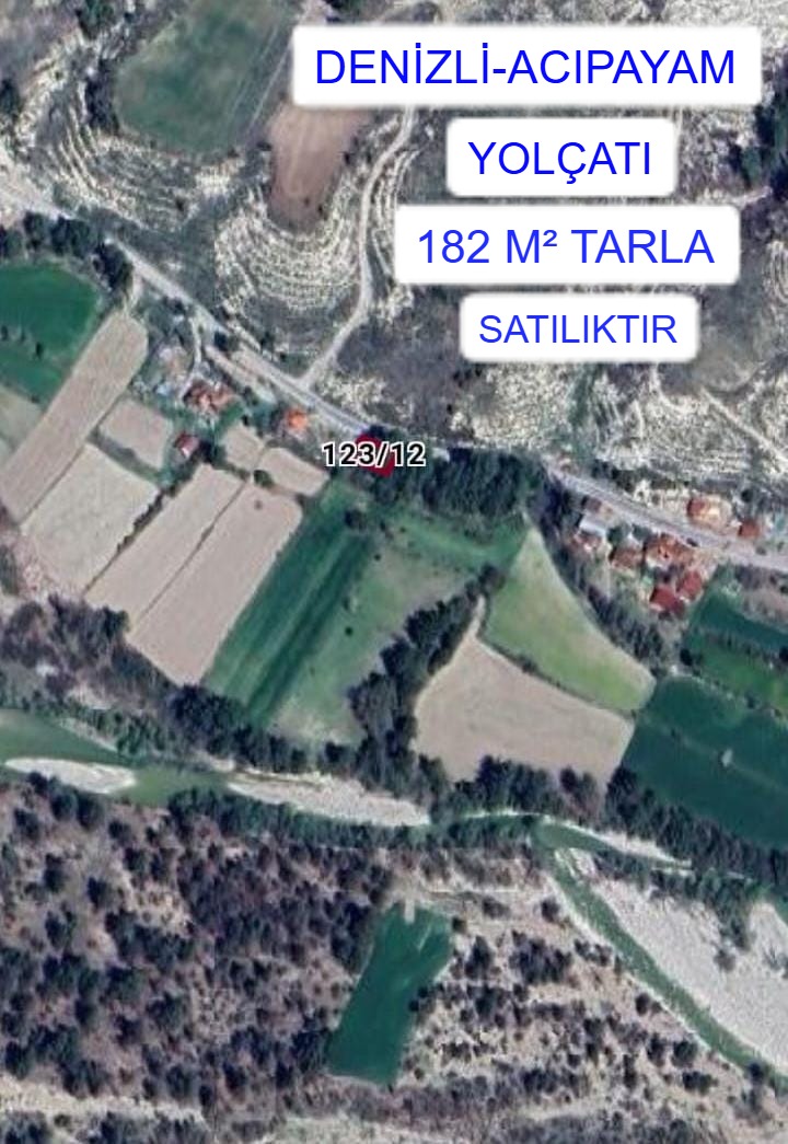 DENİZLİ ACIPAYAM YOLÇATI MAH. 182M² TARLA SATILIKTIR - DENİZLİ ACIPAYAM fotoğraf 5
