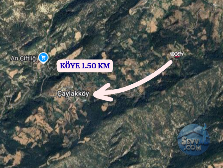 BOLU GÖYNÜK ÇAYLAK  KÖYÜNDE  3.476 M²  TARLA  SATILIKTIR - BOLU GÖYNÜK fotoğraf 5