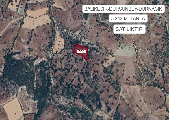BALIKESİR DURSUNBEY DURNACIK KÖYÜ’NDE 5.242 M² TARLA SATILIKTIR - BALIKESİR DURSUNBEY fotoğraf 2