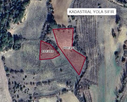 KÜTAHYA ALTINTAŞ OYSU KÖYÜ’NDE 955 M² TARLA SATILIKTIR - KÜTAHYA ALTINTAŞ fotoğraf 3