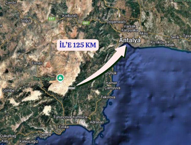 ANTALYA KUMLUCA KARACAÖREN  KÖYÜNDE 843  M²   TARLA  SATILIKTIR - ANTALYA KUMLUCA fotoğraf 6