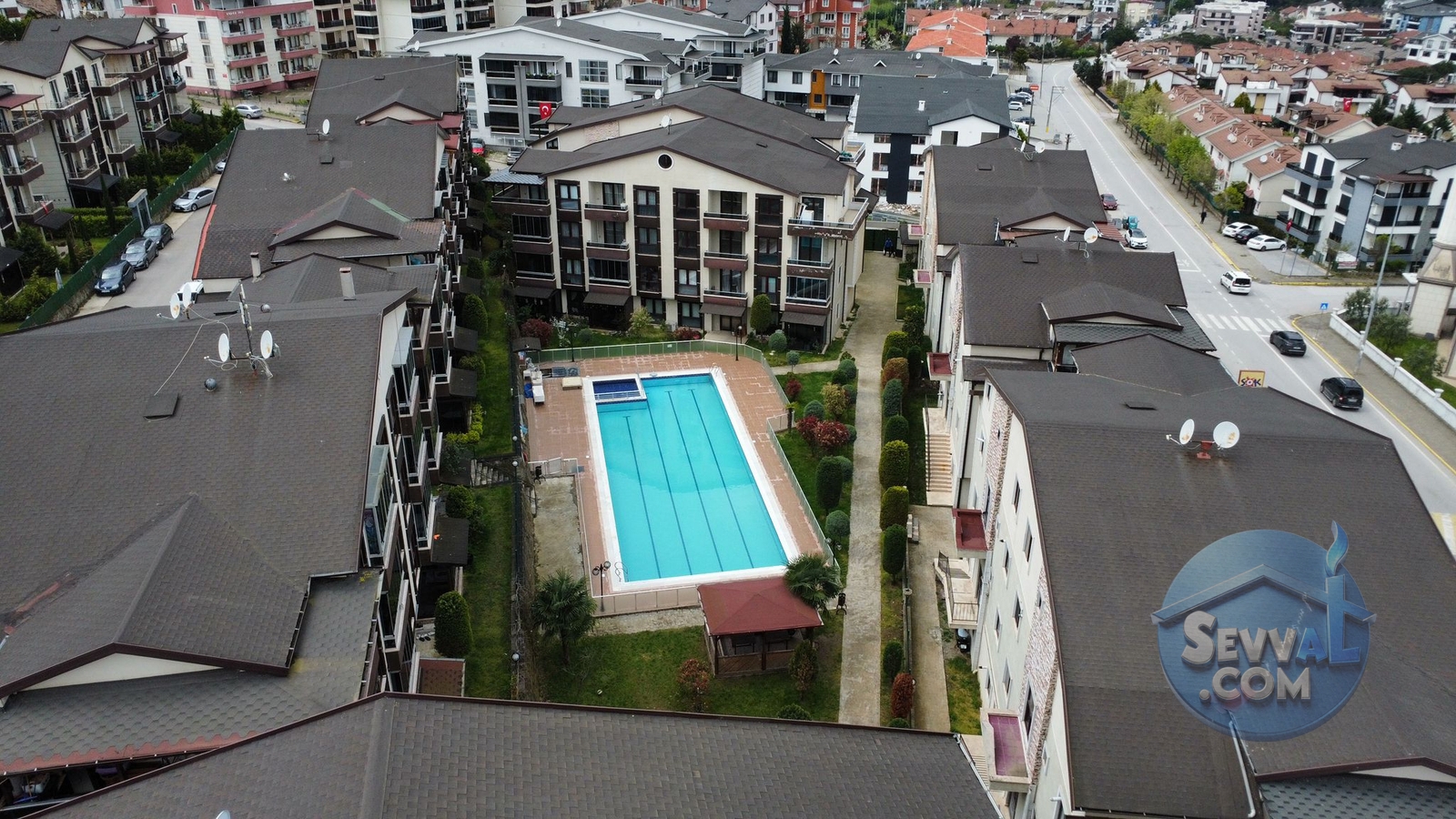 HAVUZLU SİTEDE ÇATI DUBLEKS 3+1 SATILIK DAİRE - Kocaeli Gölcük fotoğraf 32