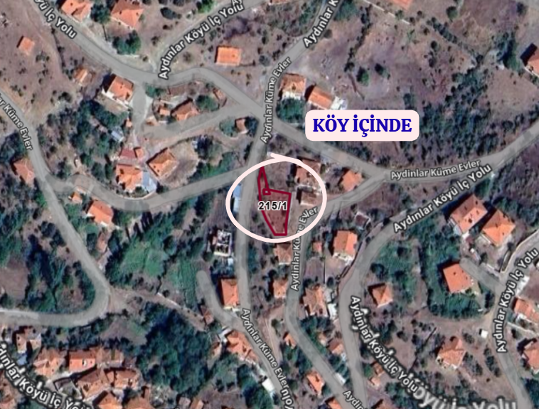 KÜTAHYA TAVŞANLI AYDINLAR  KÖYÜNDE 320 M²  TARLA SATILIKTIR - KÜTAHYA TAVŞANLI fotoğraf 4
