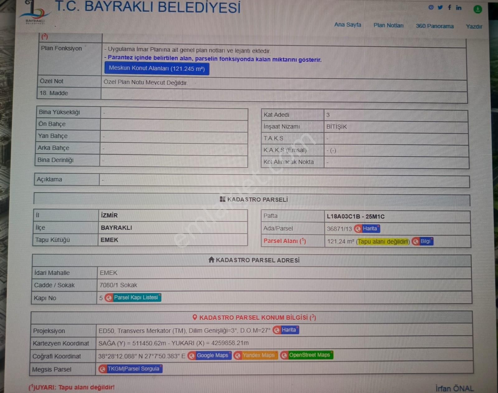 Gümüşpala Da Satılık Veya Kat Karşılığı Müstakil Arsa - İZMİR BAYRAKLI fotoğraf 2