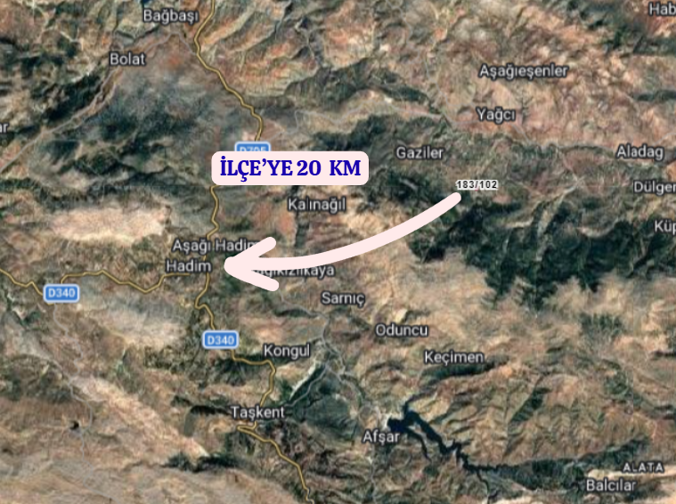 KONYA HADİM YELMEZ  KÖYÜNDE  2.817 M²  TARLA  SATILIKTIR - KONYA HADİM fotoğraf 8
