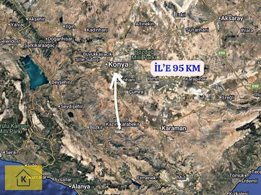KONYA GÜNEYSINIR ÖMEROĞLU KÖYÜNDE 5.706 M² BAĞ SATILIKTIR - KONYA GÜNEYSINIR fotoğraf 5