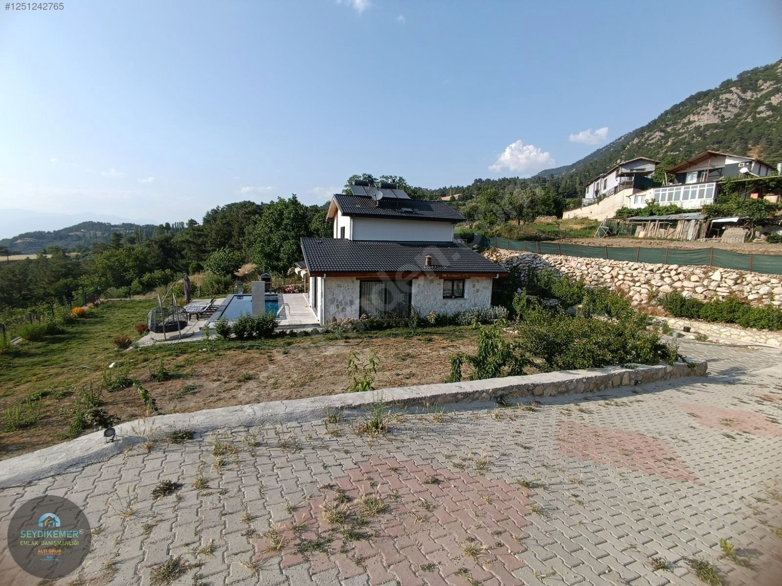 SEYDİKEMER YAKAKOYDE MUHTEŞEM MANZARALI TAŞ VİLLA - MUĞLA SEYDİKEMER fotoğraf 11