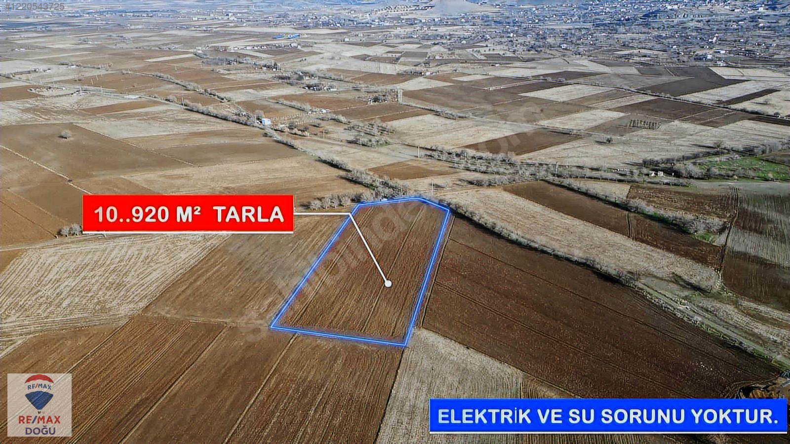 REMAX DOĞU'DAN KAVAKTEPE KÖYÜNDE SATILIK TARLA - ELAZIĞ MERKEZ fotoğraf 3
