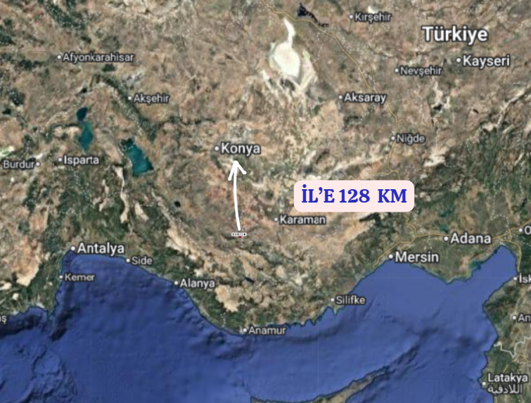 KONYA HADİM GÖYNÜKKIŞLA 204 M² TARLAMIZ SATILIKTIR - KONYA HADİM fotoğraf 6