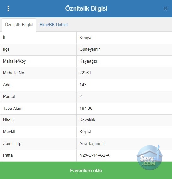KONYA GÜNEYSINIR KAYAAĞZI KÖYÜNDE 184 M² TARLA SATILIKTIR - Konya Güneysınır fotoğraf 7