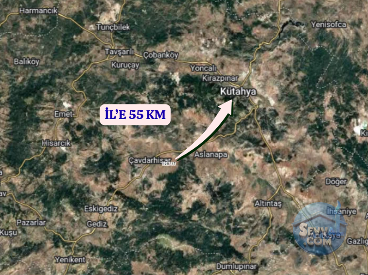 KÜTAHYA ÇAVDARHİSAR GÖKAĞAÇ  KÖYÜNDE  6.742 M²  TARLA SATILIKTIR - KÜTAHYA ÇAVDARHİSAR fotoğraf 6