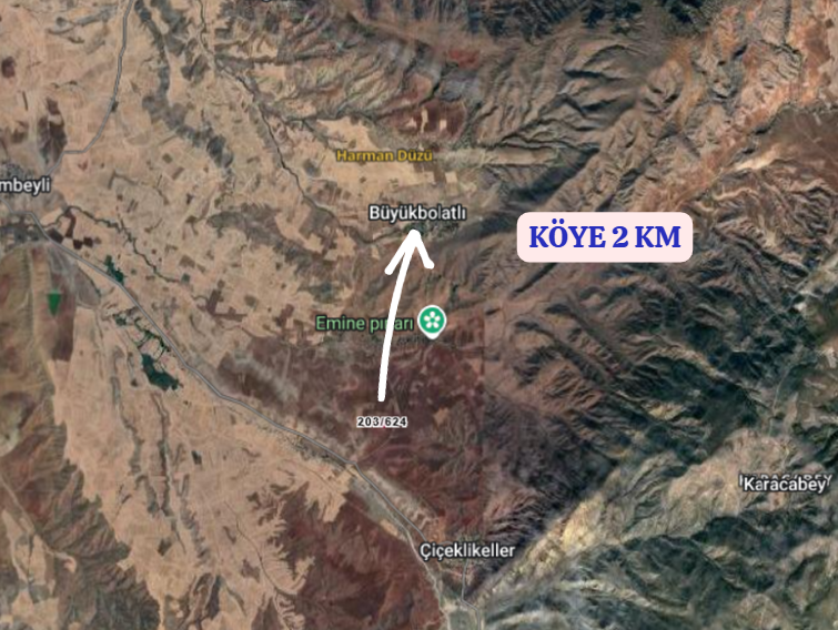 ÇORUM SUNGURLU BÜYÜKPOLATLI  KÖYÜNDE  2.597  M² TARLA  SATILIKTIR - ÇORUM SUNGURLU fotoğraf 4