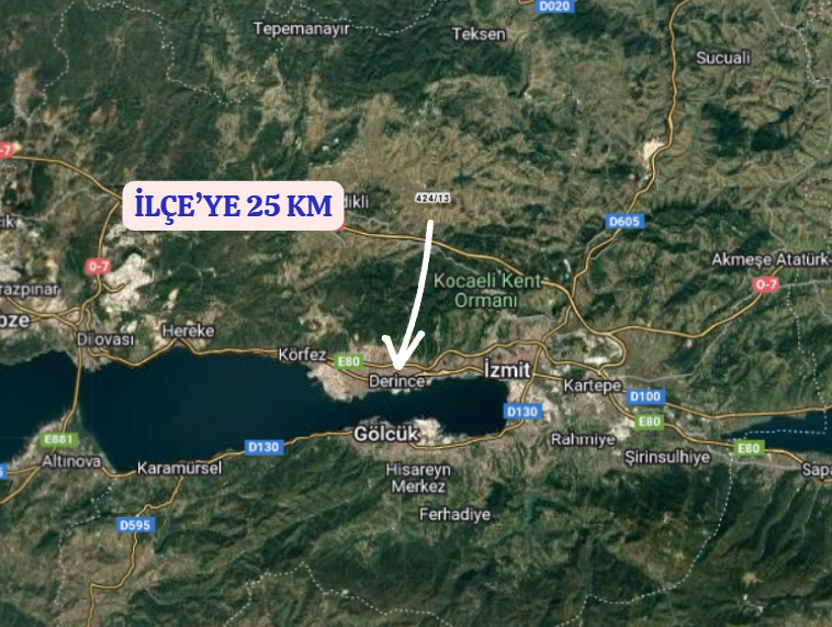 KOCAELİ DERİNCE ÇAVUŞLU   KÖYÜNDE  561   M²  TARLA  SATILIKTIR - KOCAELİ DERİNCE fotoğraf 6