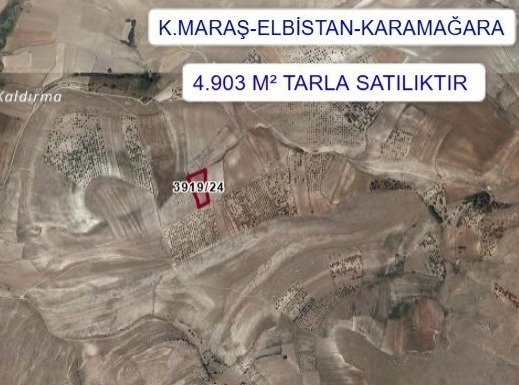 KAHRAMANMARAŞ ELBİSTAN KARAMAĞARA  KÖYÜNDE 4.903 M² TARLAMIZ SATILIKTIR - KAHRAMANMARAŞ ELBİSTAN fotoğraf 5
