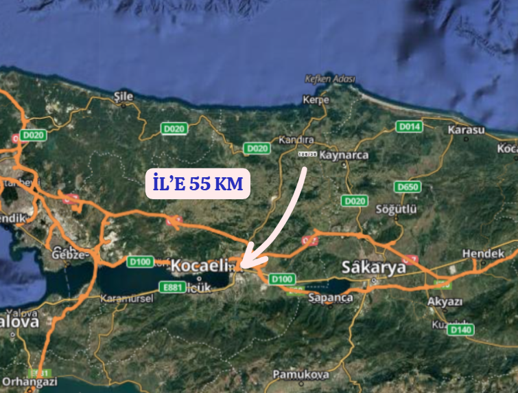 KOCAELİ KANDIRA LOKMANLI  KÖYÜNDE 359 M²  TARLA  SATILIKTIR - KOCAELİ KANDIRA fotoğraf 6
